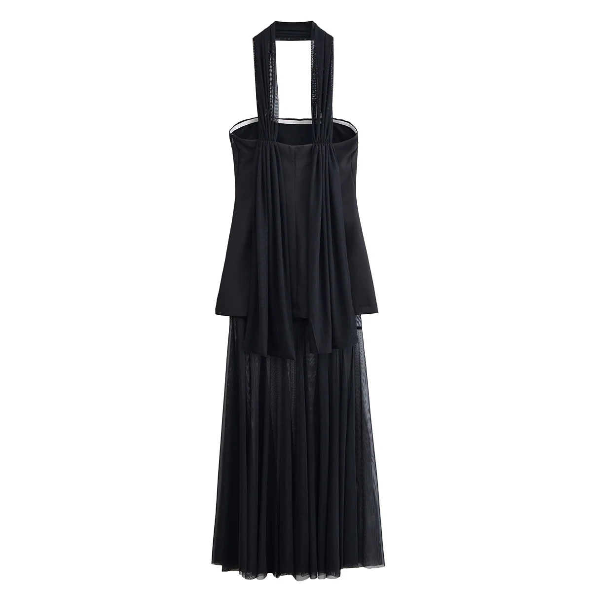 Ele oulder Bared Design Dr JNLEAOG automne nouveau Sle femmes Faion couleur Pure Tube droit Dr tenue décontracté