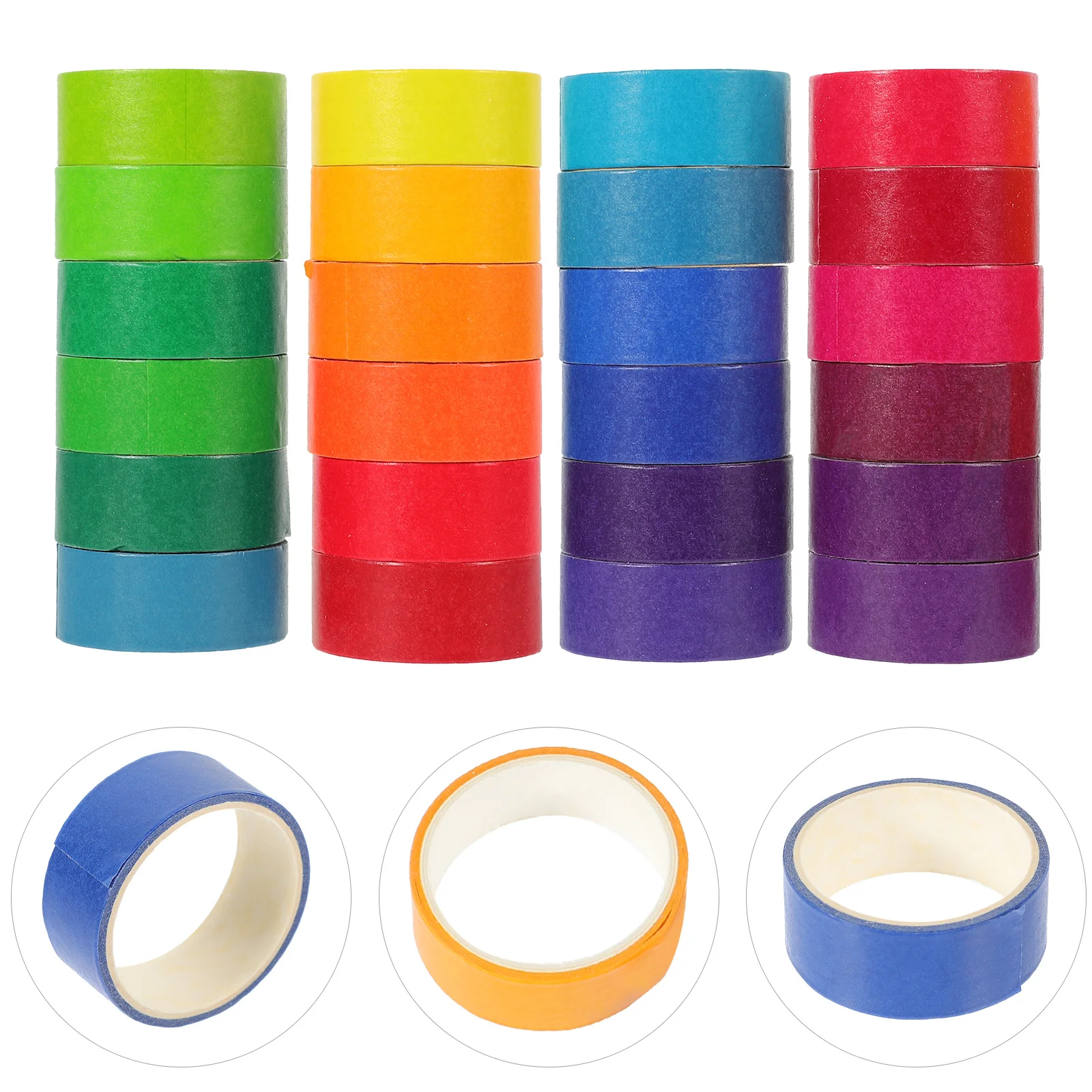 24 لفات أشرطة اشي الزخرفية لتقوم بها بنفسك مخطط سجل القصاصات مجلة لاصق صياغة أشرطة شريط الألبان شريط اشي الزخرفية #5