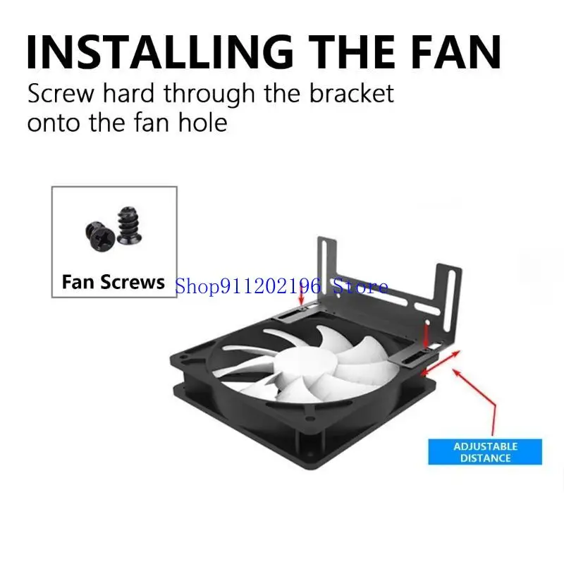 P82A PC Water Cooling Radiator Reservoir Mount Bracket Holder Dukungan Drainase