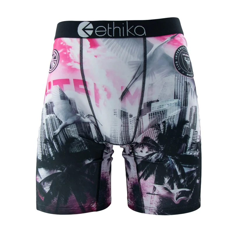 ETHIKA Men Underwear Boxers 1Pcs Sexy Breathable Mesh Crotch Man Swimming Underpants Plus Size Mens Panties Men's Boxers Briefs image 4