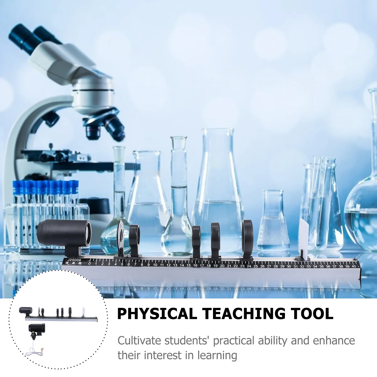 Ultechnovo Optics Classroom Kit con 9 laboratori completi e Set da banco ottico avanzato