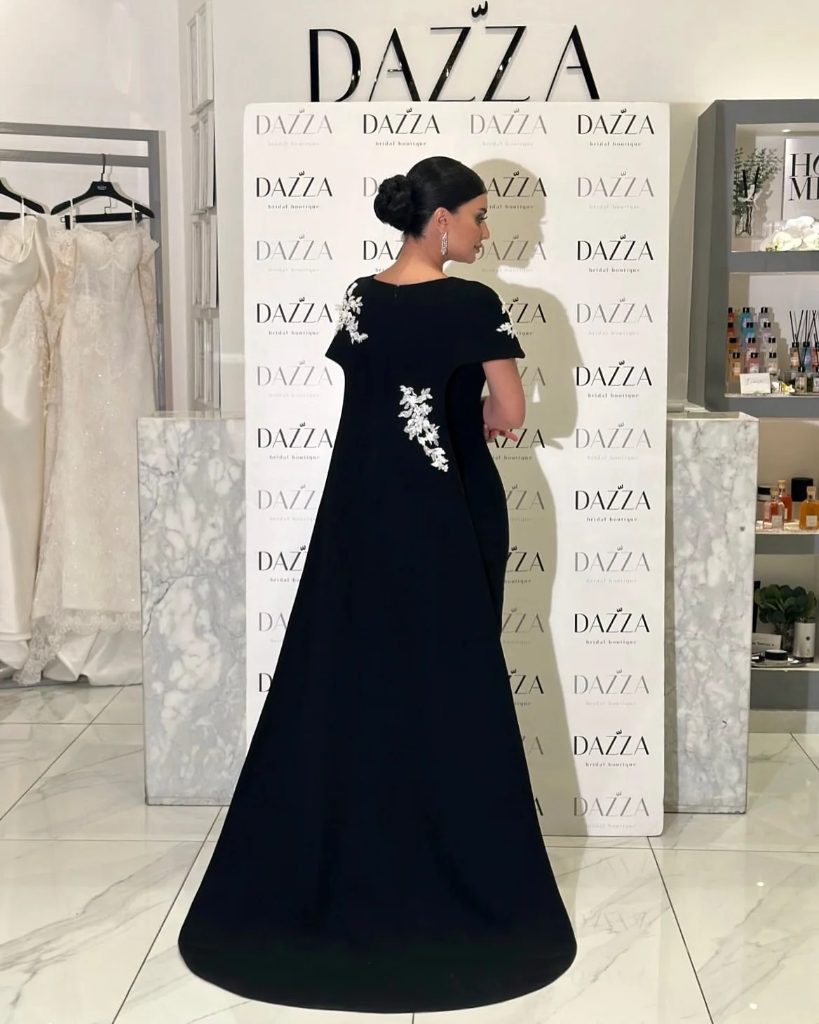 Jirocum O-hals Galajurken Aangepaste Zwarte Elegante Kralen Eenvoudige Rits Gelegenheidsjurken Schede Vloerlengte 2025