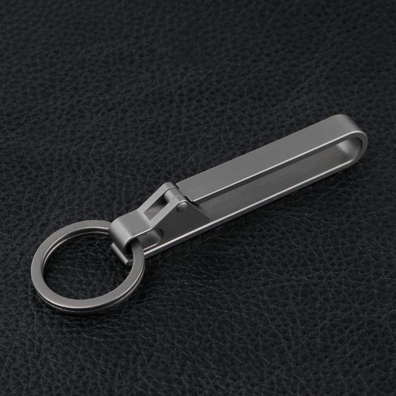 High-Quality Key Ring Ultra Lightweight Portable EDC Multitool Titanium Alloy Keychain Uxury Men Car Key Chain CNC Machining