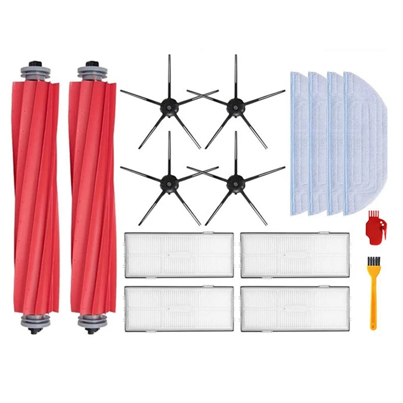 เครื่องดูดฝุ่นหุ่นยนต์กรองMopผ้าหลักแปรงด้านข้างอะไหล่สําหรับXiaomi Roborock S7 Maxv Ultra,T7S Plus,S70,S75