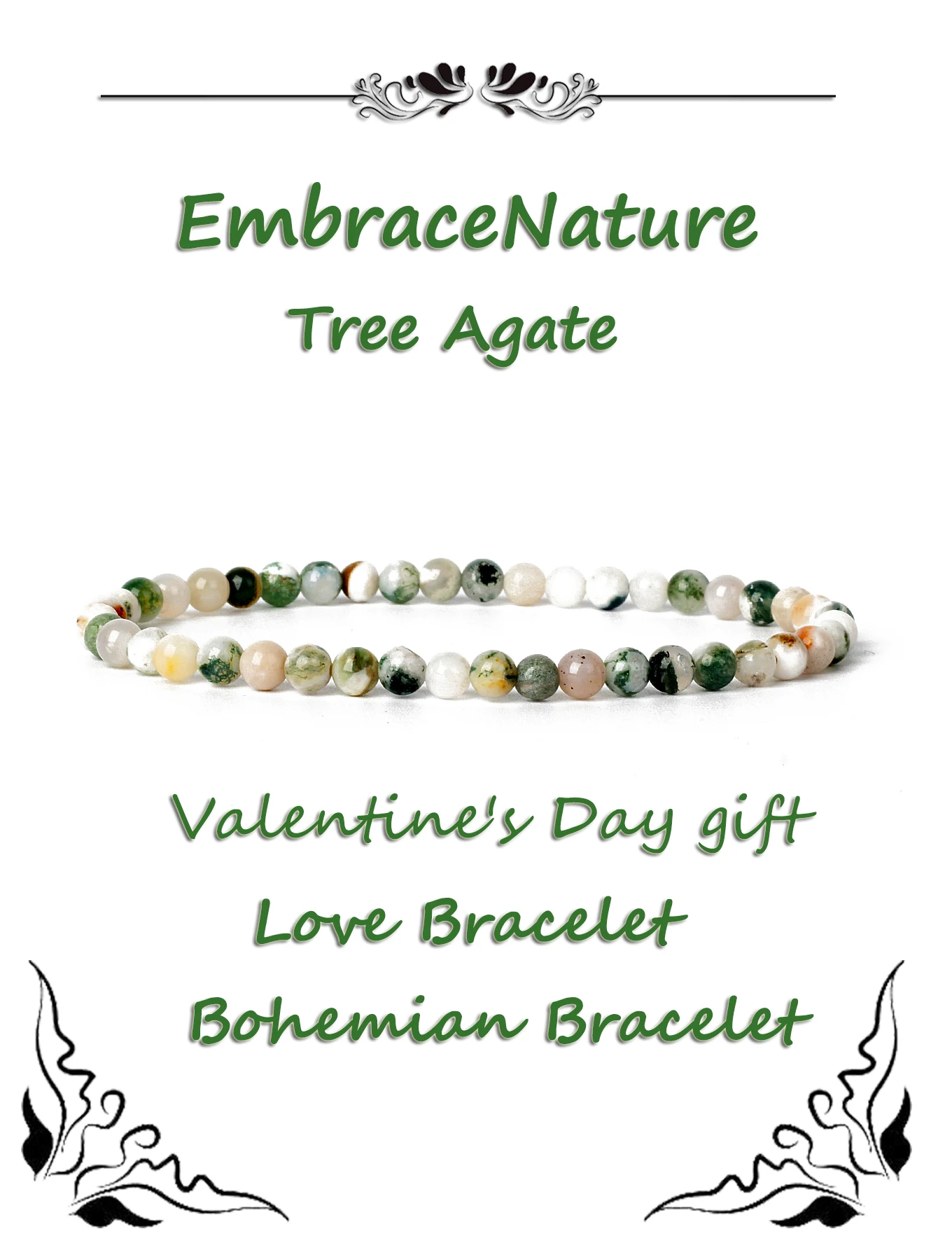 4mm Egg Jasper, Sodalite, Moss Agate Healing Bead Bracelet – Vitality, Calm, Mysticism & Growth | Natural Crystal Energy Jewelry image 3