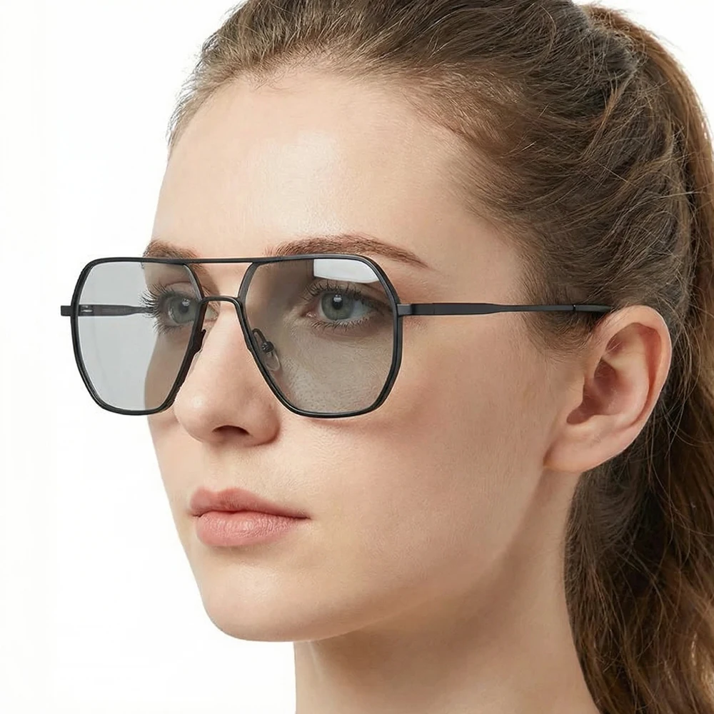 نظارات شمسية معدنية بعدسات متغ - مراجعة Sunglasses Polarized Men وسعره