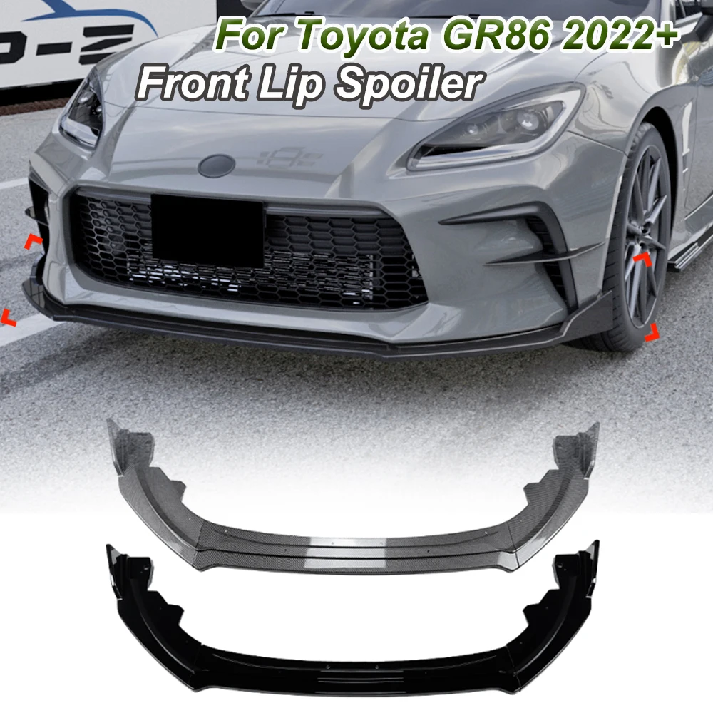 

For Toyota GR86 2022+ Front Lip Spoiler Front Bumper Shovel Modification Small Surround Spoiler Exterior Car Body Kit