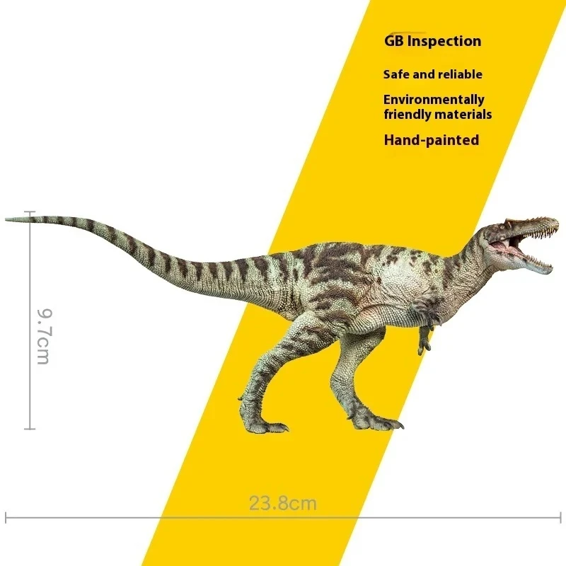 Figura giocattolo per la decorazione del desktop, modello compagno di crescita del re dinosauro Aoshu lungo di alta qualità, collezione classica, regalo di festa