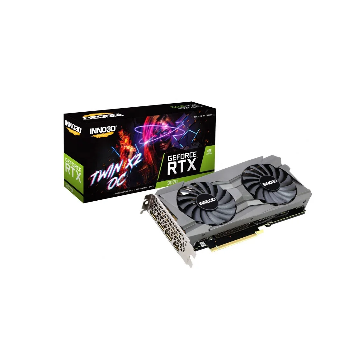 New INNO3D RTX 3070 TWIN X2 OC LHR GAMING Computer Graphics Cards for Desktop computer RTX3070 Non LHR