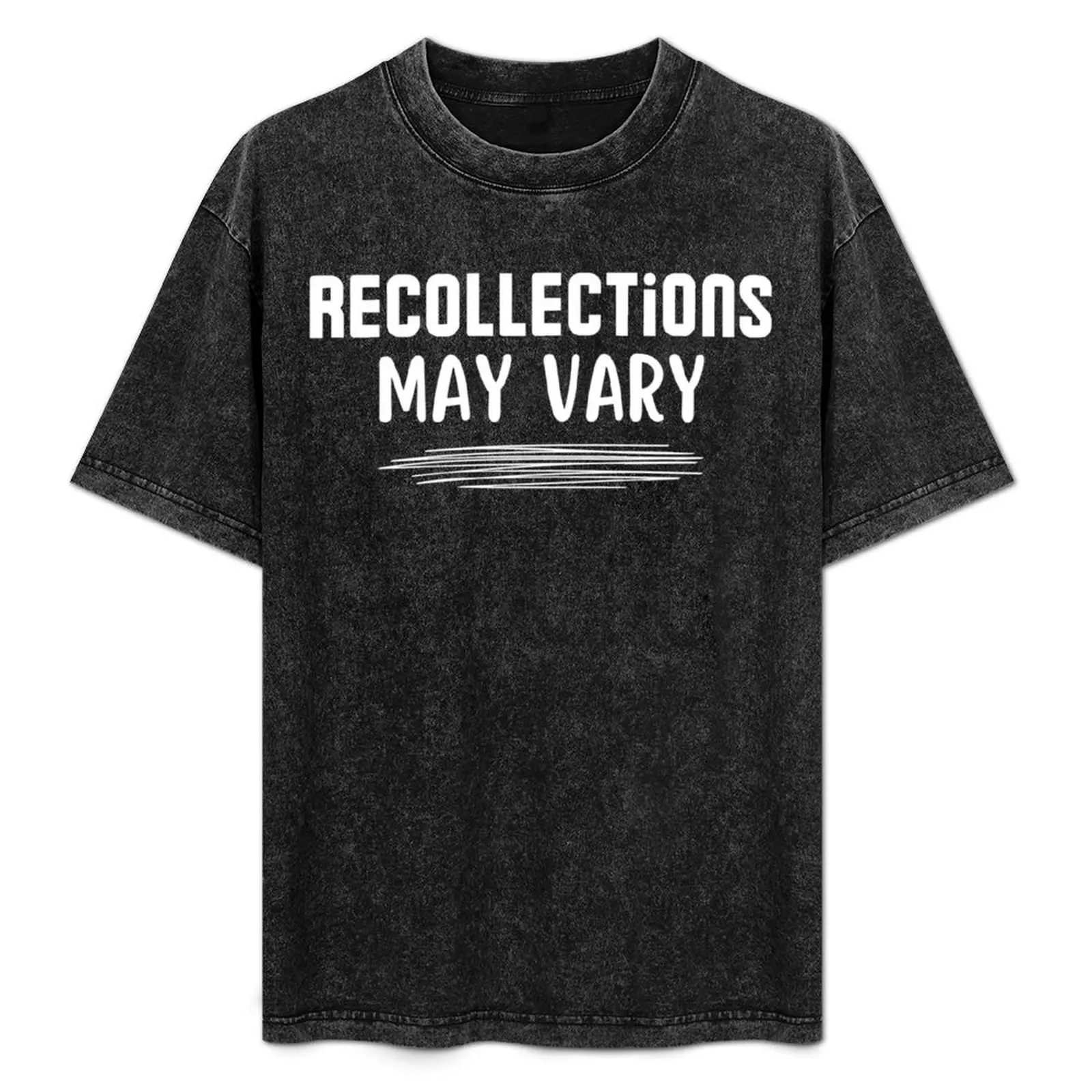 Les souvenirs peuvent varier T-shirt de sport décontracté respirant