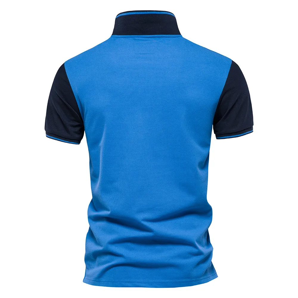 BabYoung Brand Quality Cotton Shirts For Short Sleeve Football Men Casual Fashion Male Polo Shirt Top Clothing