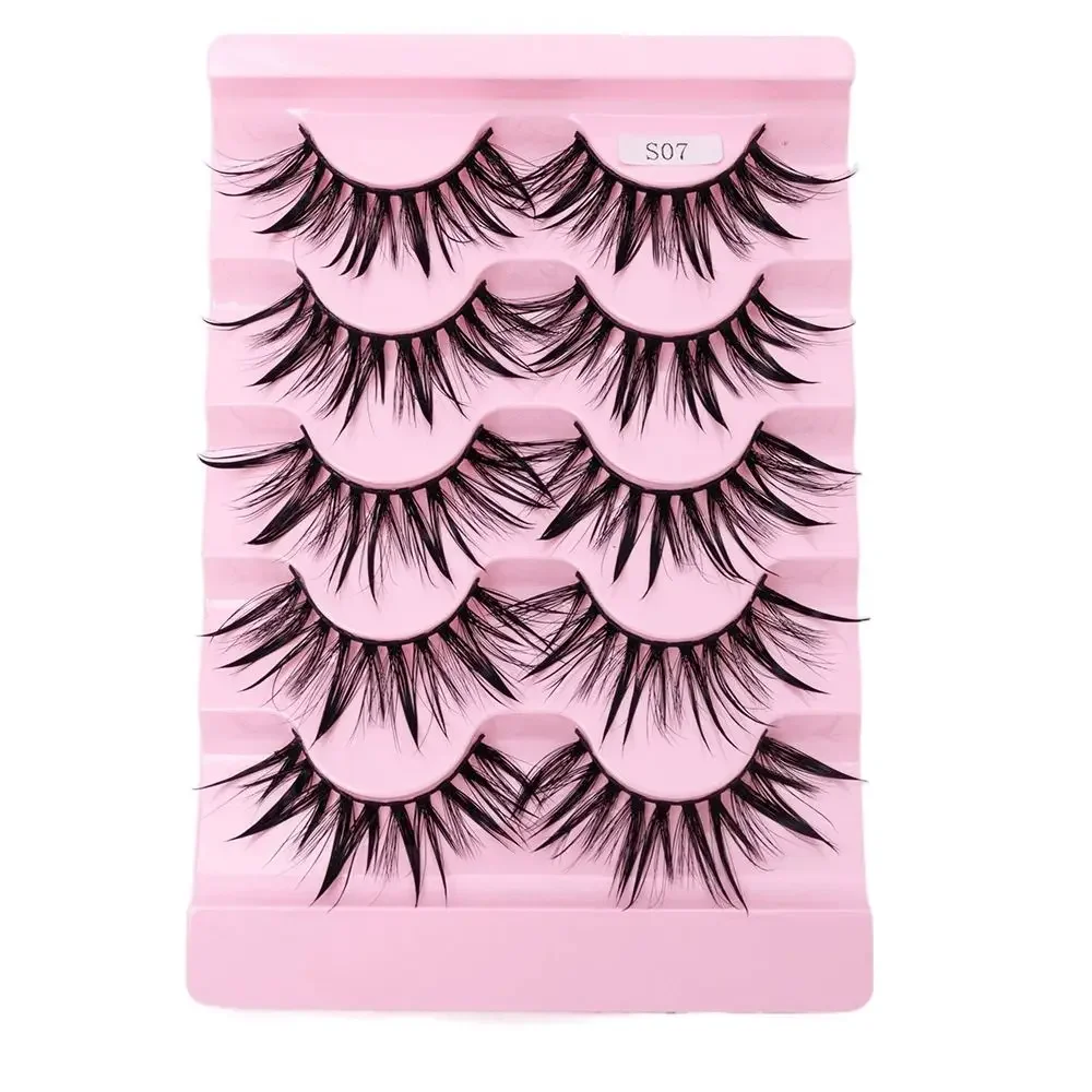 Cruelty-free Soft Band Handmade Craft Extension Wispy Fluffy 3D Faux Mink Eyelashes False Eyelashes Thai Wet Eyelashes
