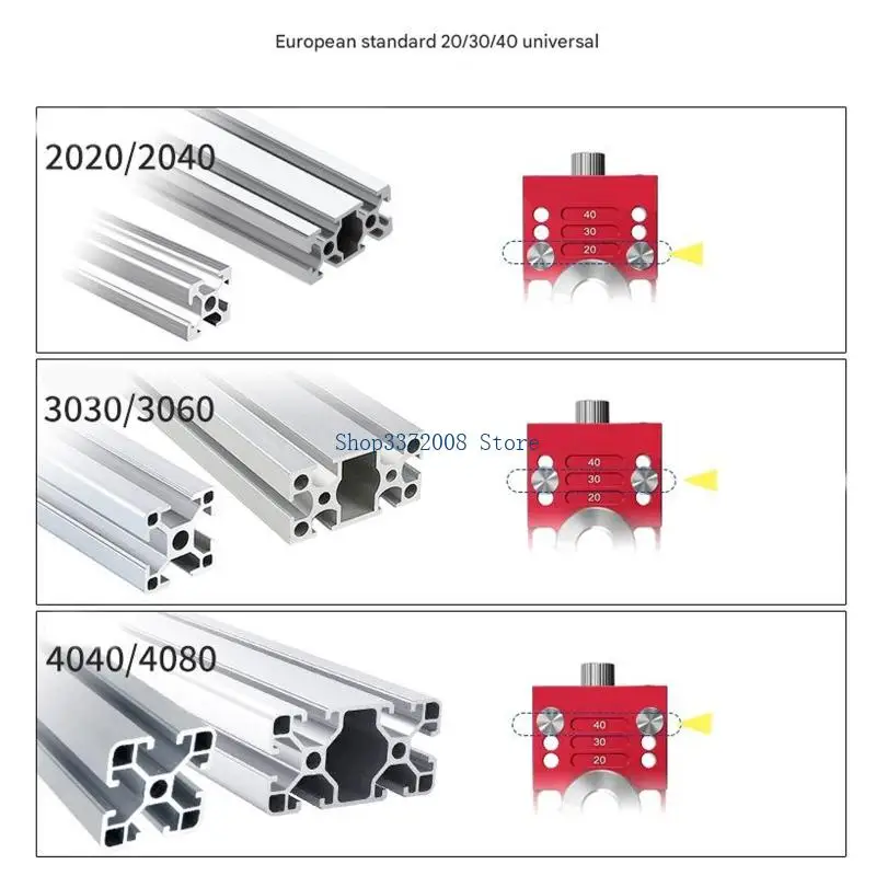  Convenient And Portable Drilling Positioning Tool Set For Aluminum Extrusions
