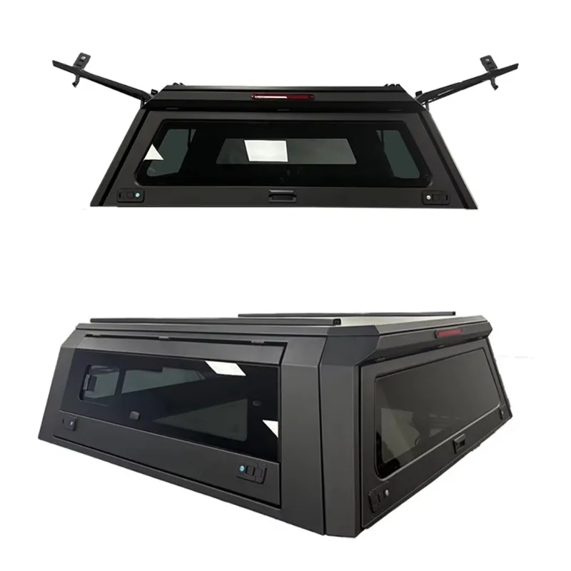 

High Quality Waterproof Locking Off-road Pickup Hardtop Canopy for Chevrolet Colorado & Silverado Aluminum with Sliding Windows