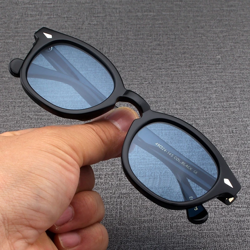 

Sunglasses Man Johnny Depp Lemtosh Polarized Sun Glasses Woman Luxury Brand Vintage Acetate Frame Blue Night Vision Goggles