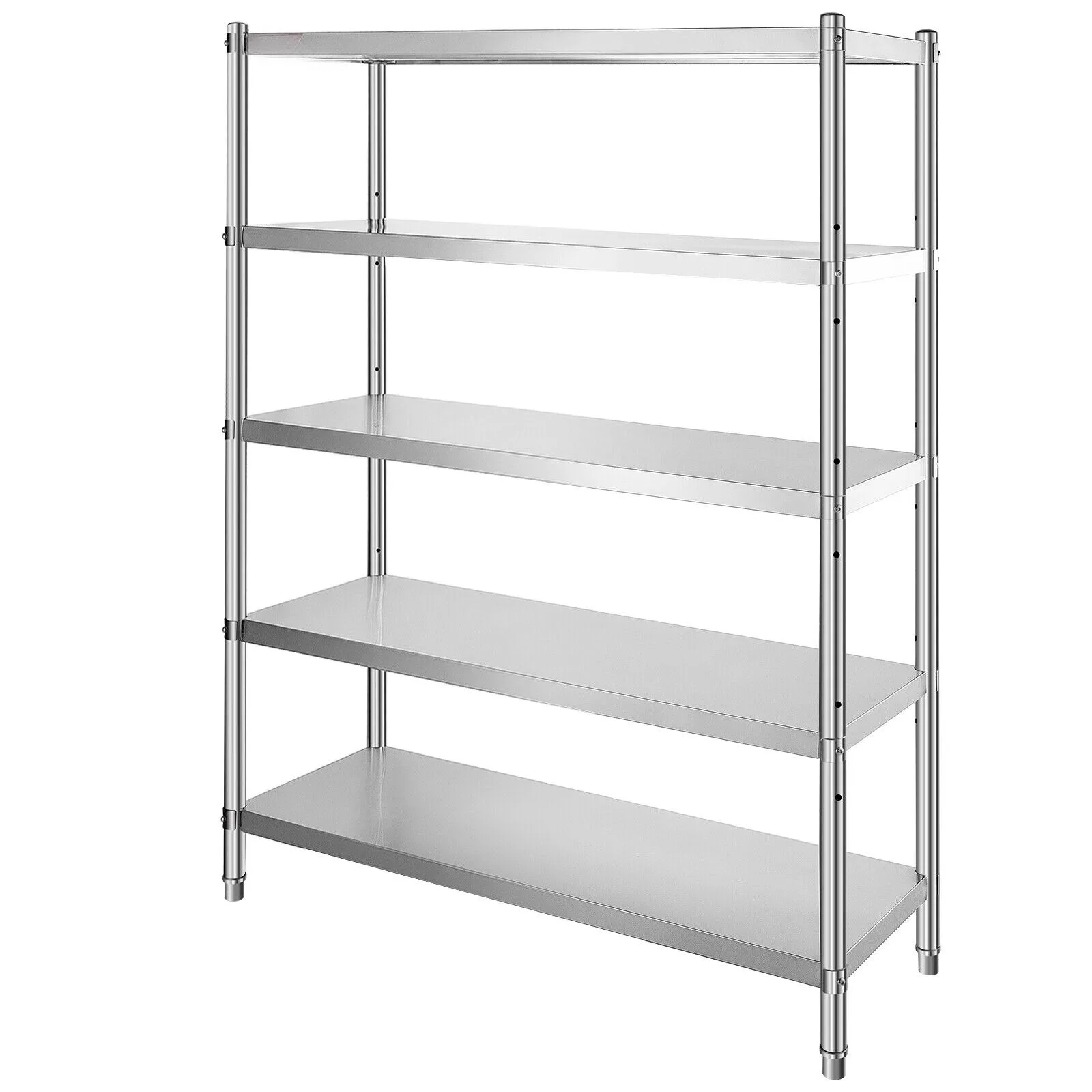 

5-Tier Kitchen Shelves Shelf Rack 72in Stainless Steel Shelving Organizer United States