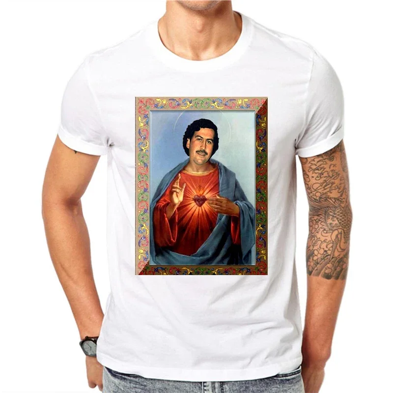 New Hot Summer Short Sleeve Tshirts Men Clothes Plata O Plomo Pablo Escobar Silver Or Lead Print Cotton Funny T Shirt Men