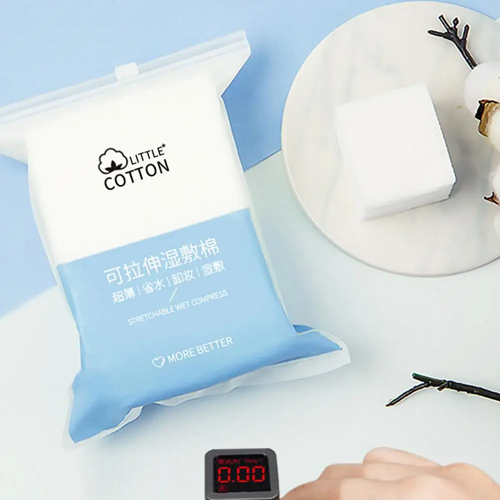Multi Functional Makeup Cotton Elastic Wet Compress Thin Towel Section Care Makeup Remover Cotton Face Skin M2A1