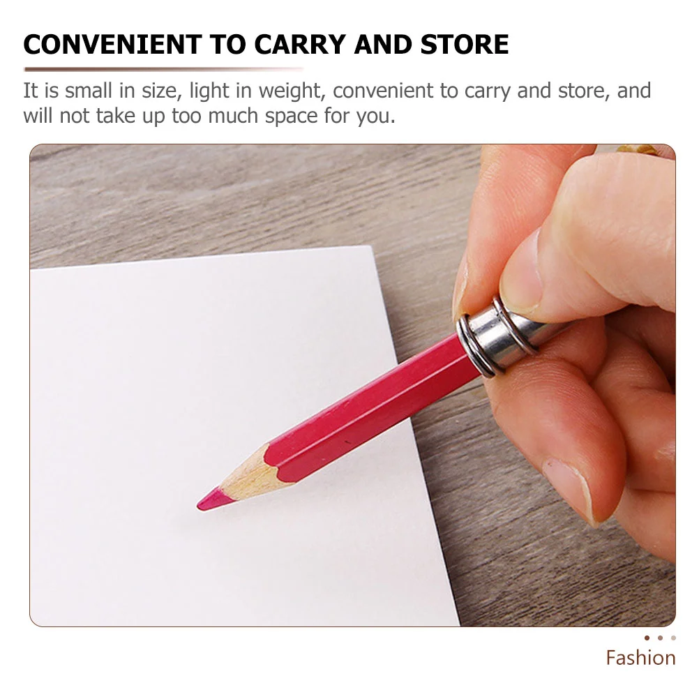 5 Pcs Pencil Extenders Practical Pencil Holders Sketch Pencil Extension Rods Sketch Pencil Extenders Pencil Lengtheners