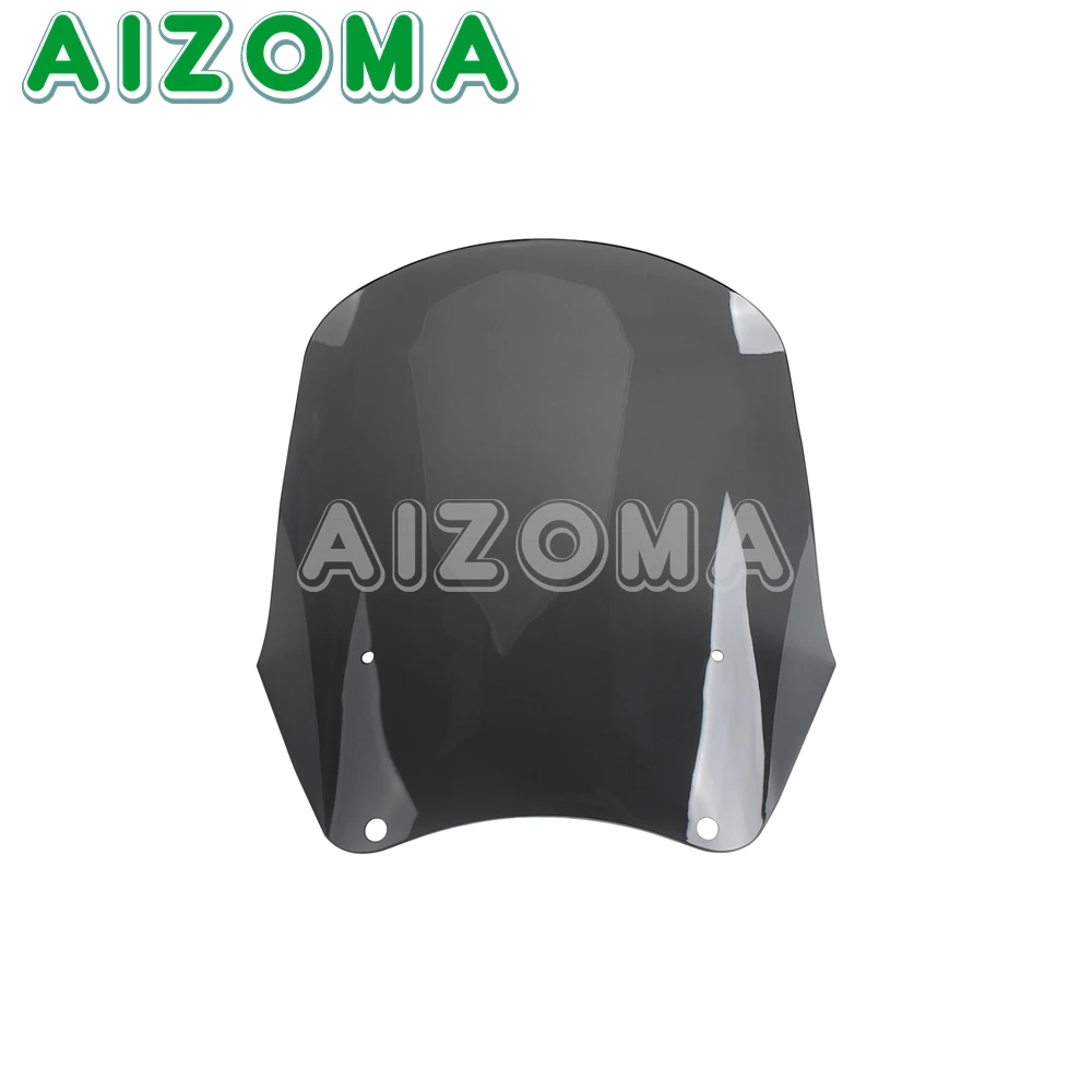 Motorfiets Koplamp Kuip Vervanging Voorruit Wind Screen Voor Harley Dyna Low Rider Straat Fat Bob Fxd 87-17 9/12 "15"