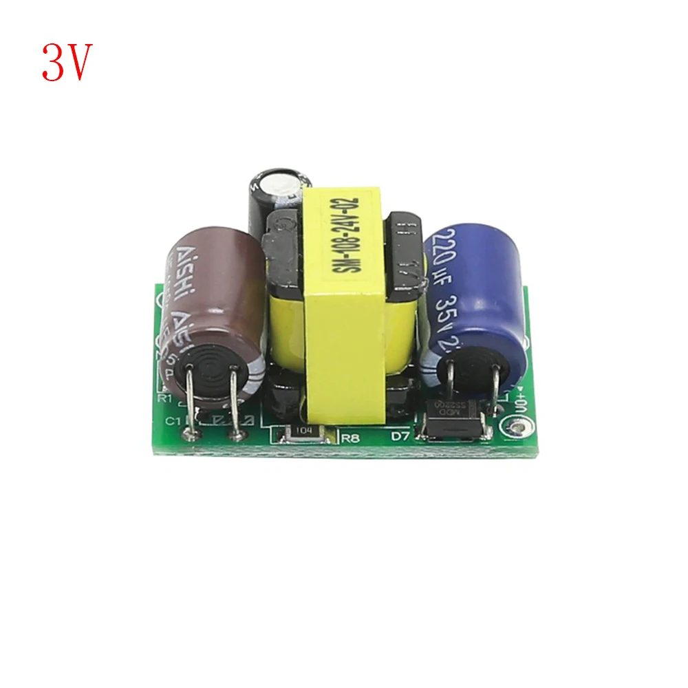 

AC to DC Converter Step-Down Power Supply Module AC 85-264V to DC 3V 5V 9V 12V 15V 24V Buck Power Circuit Board 0.25A-1A