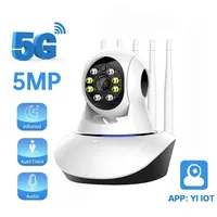 YI IOT 5G 2.4G Wifi IP Camera 2MP 5MP Home Security Camera Colorful Night Vision Auto Tracking Two Way Audio Baby Monitor Camera