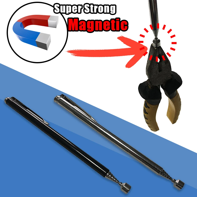 

Telescopic Magnetic Pen Picker Tool Mini Portable Retractable Magnet Pen For Picking Up Nut Bolt Extendable Pickup Rod Stick