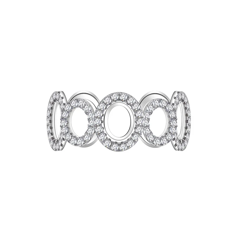 

Новое кольцо из чистого серебра 925 пробы с бриллиантом, простые ювелирные изделия для женщин, свадебный подарок