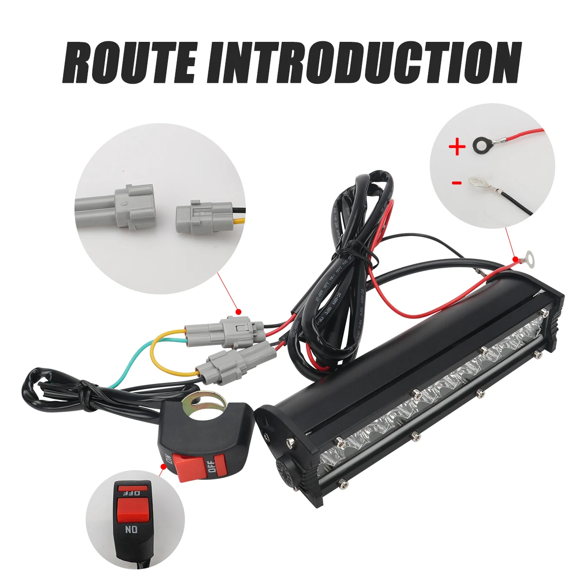 Conjunto de barra de luz LED p - Motorcycle Gear Yellow avaliação e preço