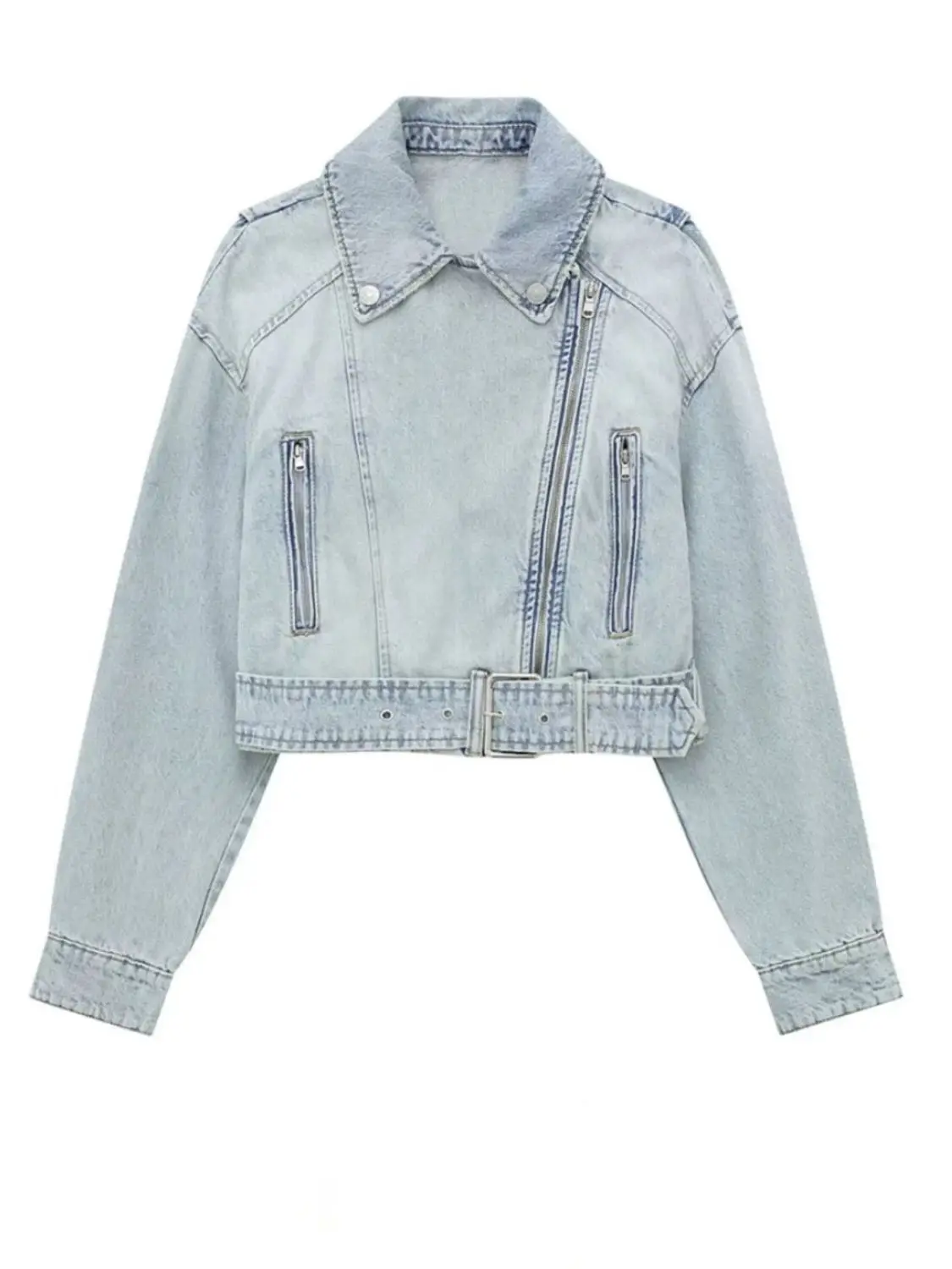 

Популярная кожаная куртка-локомотив, женская осенне-зимняя маленькая повседневная кожаная куртка в стиле ретро для пожилых людей, топ