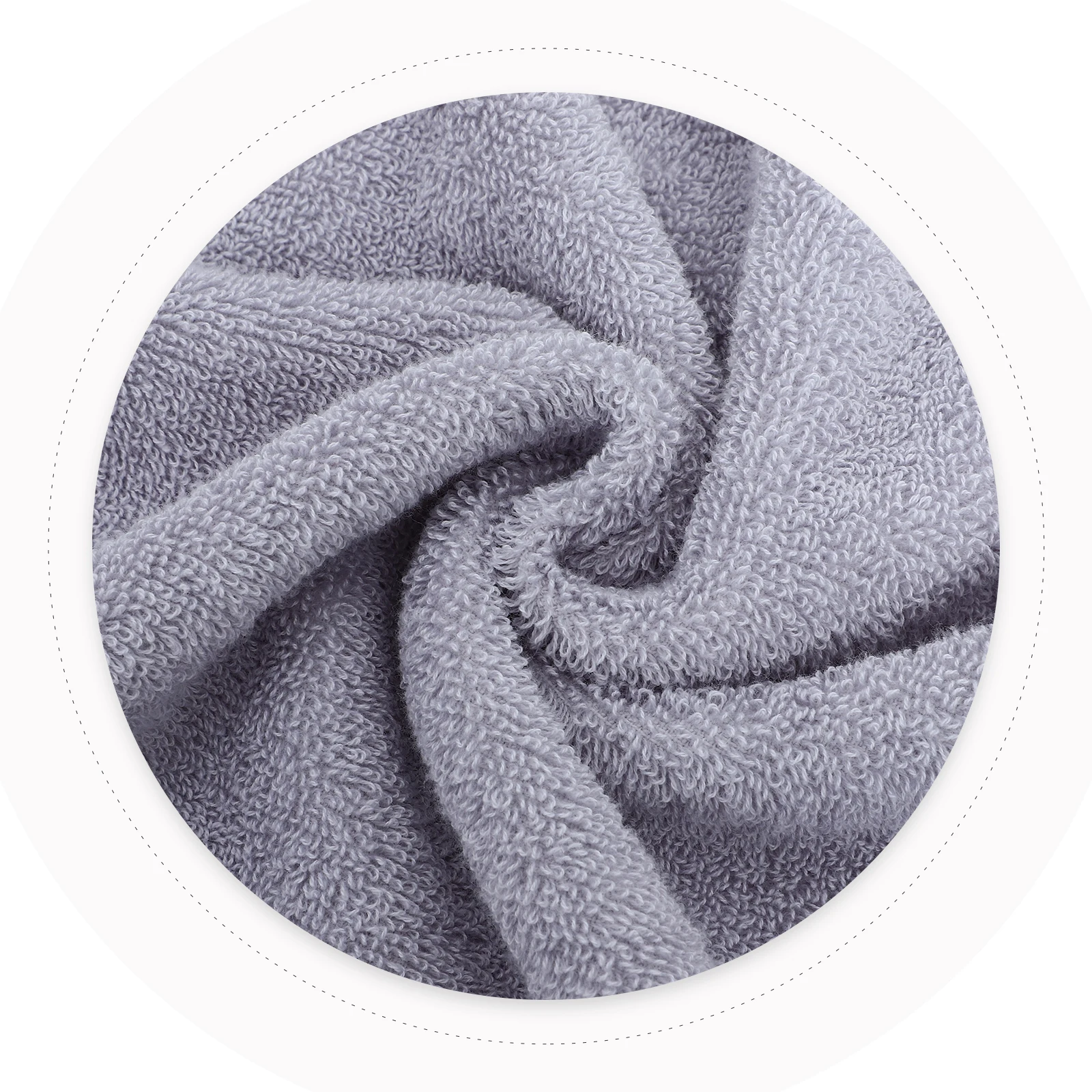 

Absorbent Bath Towel 70x140cm Pure Cotton Soft Hotel Spa Large Size Quick Dry Silver Gray Bathroom Towel Set Cotton Bath Sheet
