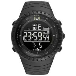 SMAEL Brand Men's Digital Watches 2022 Luxury Waterproof Modern Clock Male Date LED Chronograph Electronic Wristwatches 1237