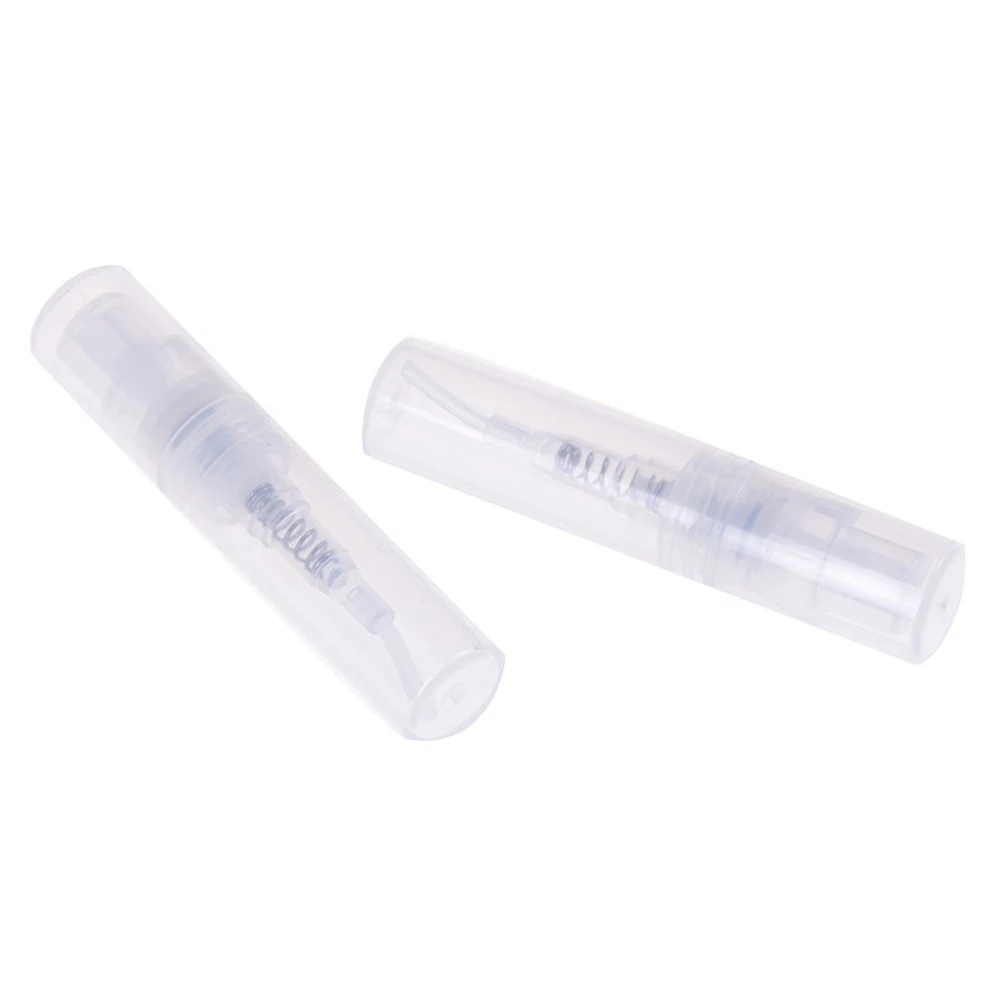 

A35R 320Pcs Transparent Empty Spray Bottles Plastic Refillable Container Empty Cosmetic Containers - 120Pcs 3Ml & 200Pcs 2Ml