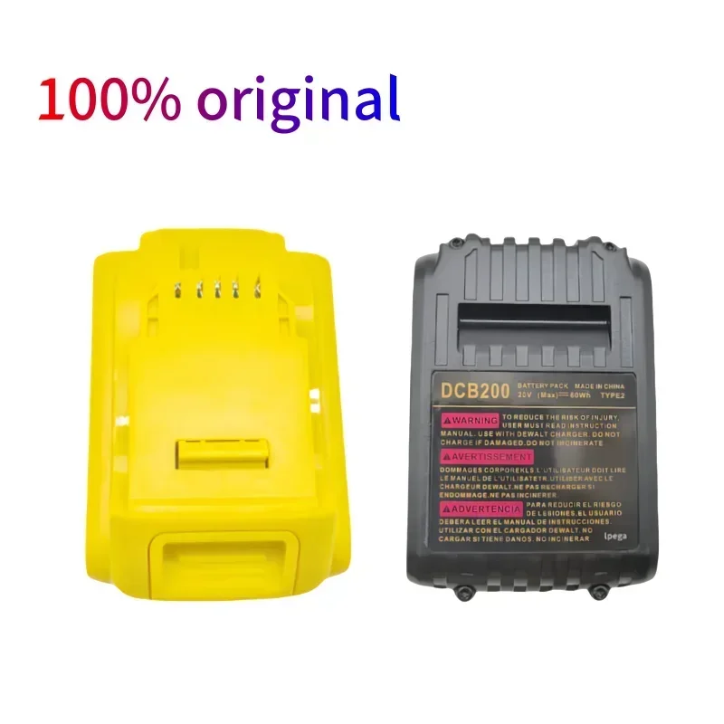 100% ใหม่ 20V 18000mAh สําหรับ Dewalt เครื่องมือแบตเตอรี่ lpega DCB206 20V 18.0Ah แบตเตอรี่ DCB206 20V แบตเตอรี่ DCB204-2 DCB205