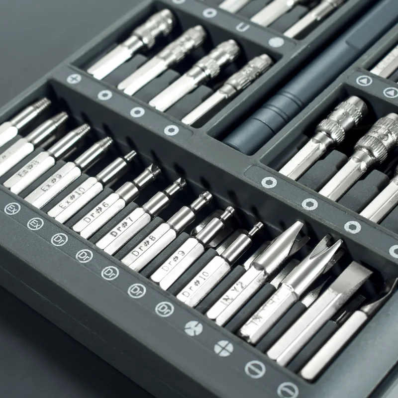 Multi Purpose 118 in 1 hollow box aluminum handle screwdriver set mobile phone and telecommunications maintenance tools