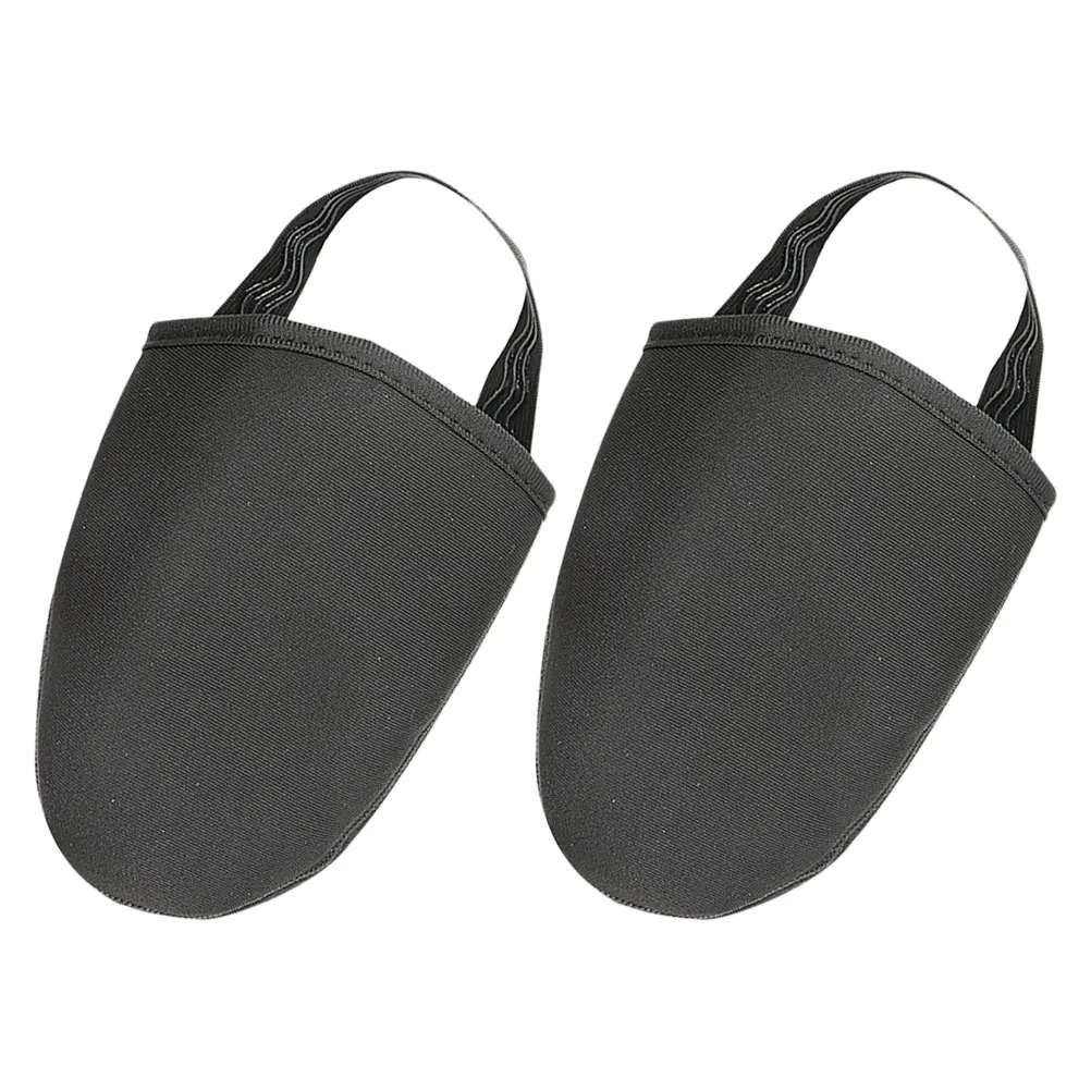 

2pcs Windproof Shoe Covers Winter Motorcycle Bike Shoe Cover Toe Waterproof Protector Hollow Bottom Anti off Black