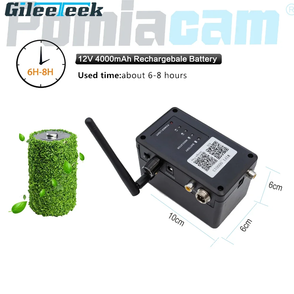 WP70  Endoscope Inspection Camera 100m Cable 7inch TFT LCD MONITOR 6.5/17/23mm Lens WIFI Connection Support DVR Recording Video