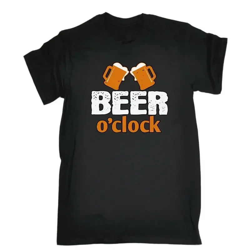 Beer O Clock Cheers Mens Funny Novelty T Shirt