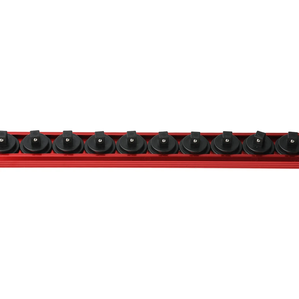 1 Stück 360 ° Schwenkbarer magnetischer Steckdosen-Organizer, 1/4 3/8 1/2 Zoll, Steckdosen-Clip, Schienenhalter, Steckdosen-Rack-Tablett, Handwerkzeuge, Blau, Rot ﻿ – Detail 21