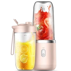 Portable Electric Small Juice Extractor Household Multi Function Juice Cup Mixing Fruit Blender Mixer Food Processor