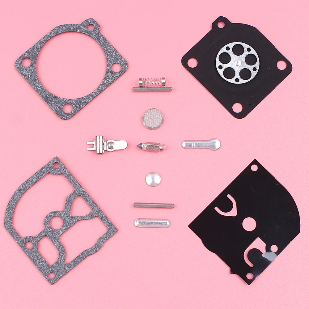 Carburetor Diaphragm Rebuild Repair Kit For Husqvarna 136 137 141 142 Zama RB 137 Chainsaw Part