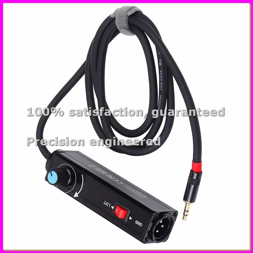 3.5 to XLR Audio Isolator Converter Notebook to Mixer Control Volume Noise Reduction 3.5 to Balance-BCBW