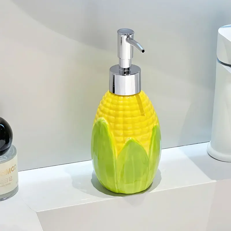 

soap dispenser Corn/basketball/football lotion press sanitary cleaning supplies creative sub bottle ceramic lotion bottle