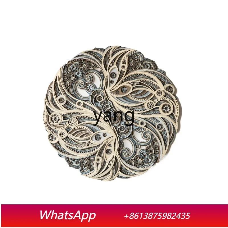 

CX Folding Carving New Chinese Style Dining Room/Living Room Entrance Painting High Sense Wall Painting