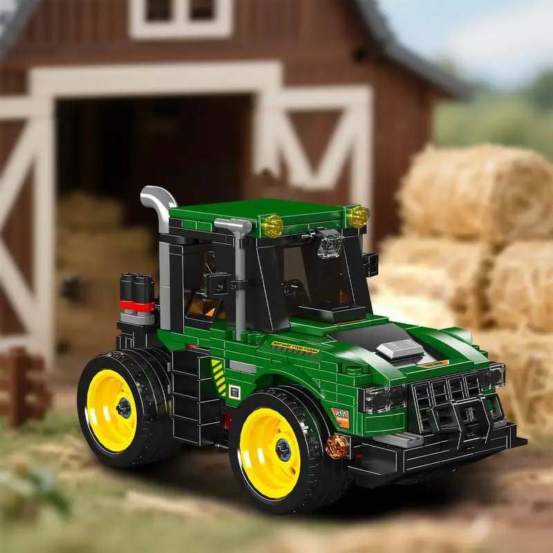 24061 Tractor Model 466pcs Building Blocks Bricks Technical MOC Assembling Model Toys for Boys Christmas Gift Set