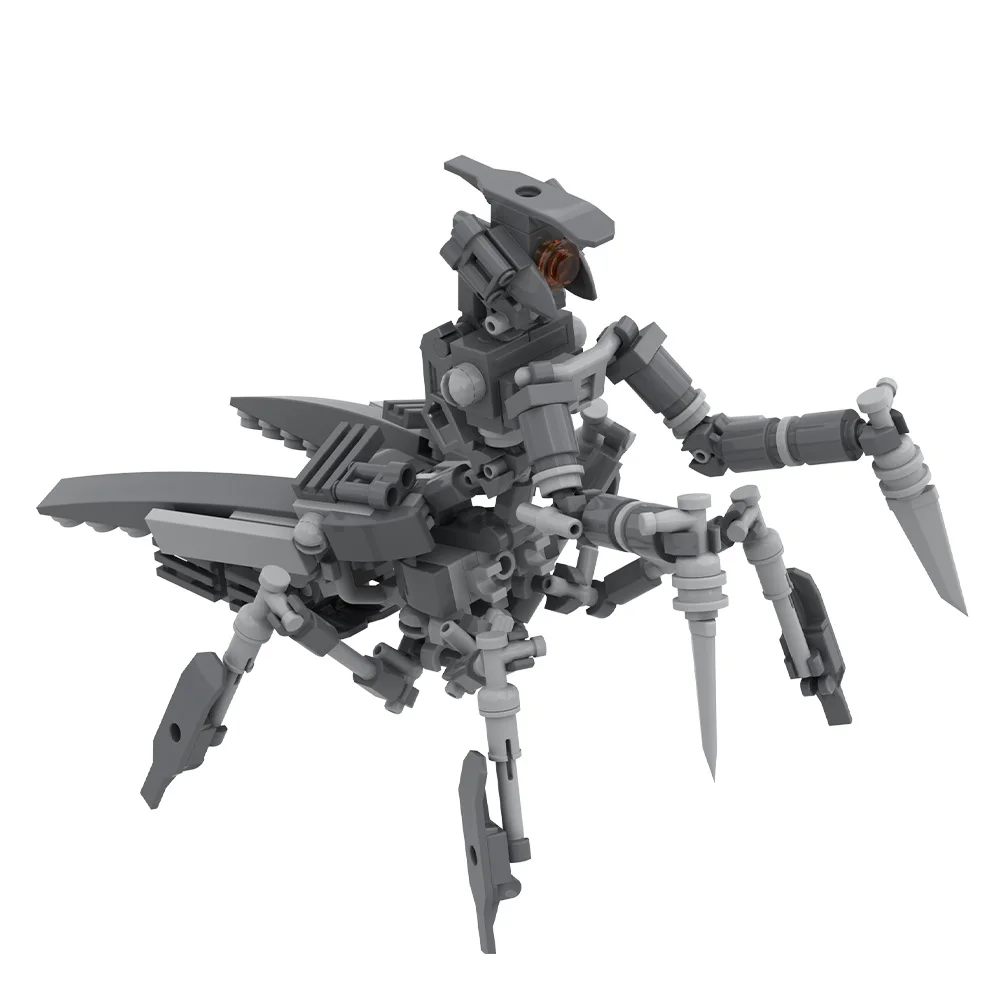 Gobricks MOC Série d'insectes mécaniques Blocs de construction Modèle Centipède Mecha Briques Insectes volants Jouet assemblé Cadeau pour enfants