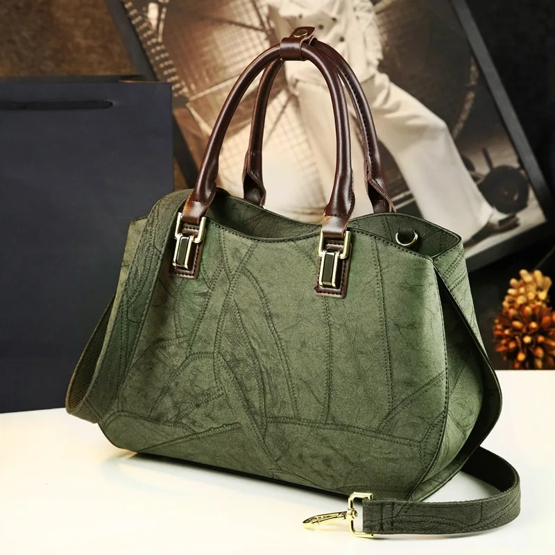 Luxury Leather Women\'s Bag Ladies Handbags Tote  Fashion Travel Portable Shoulder Underarm s  Designer Handbag