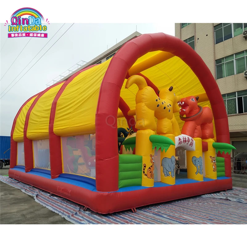 Outdoor Playground Inflatable Bouncers, Party Inflatable Jumping Castle For Kids