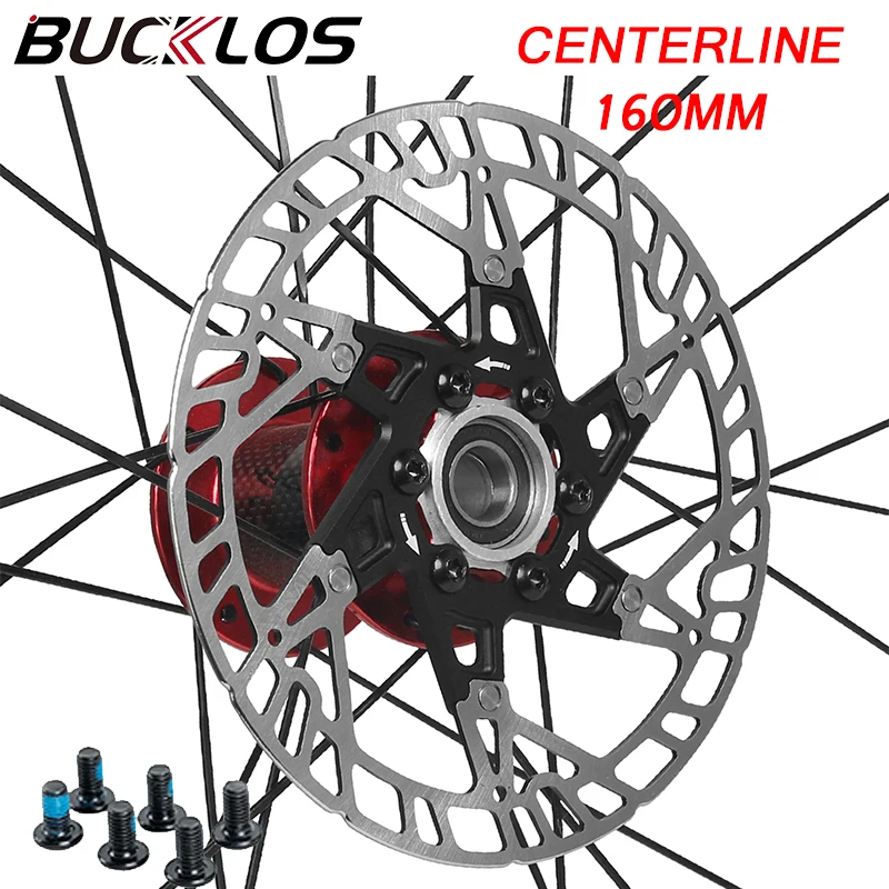 

BUCKLOS 2PC Bicycle Centerline Rotor 160mm 1PC Bike Hydraulic Brake Disc Ultralight Road MTB Floating Rotor RT78 Fit Shimano