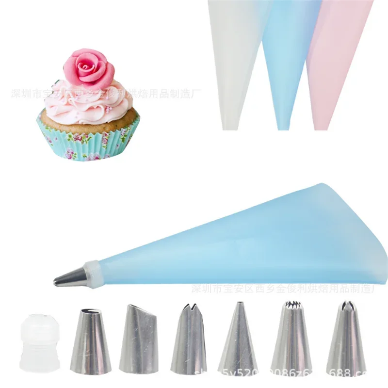 Grande russo tulipa tubo de gelo bico de aço inoxidável flor manteiga pastelaria decoração boca cupcake ferramenta molde